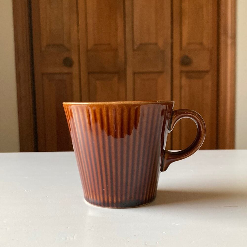 Vintage Brown Glaze Coffee Cup